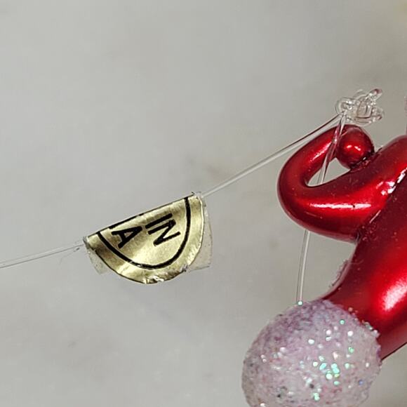 Vtg Lefton Reindeer Figurine Japan Hand Painted Gold Accents Christmas Decor - Picture 10 of 14